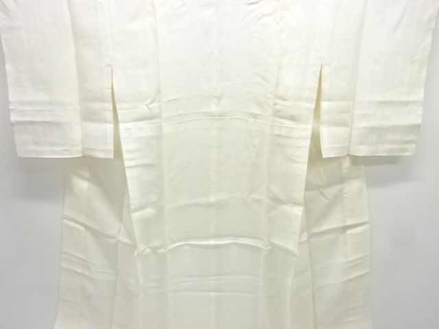 アンティーク　本麻透かし織　秋草模様長襦袢